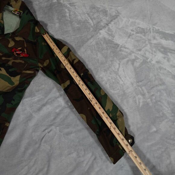 Apolinar 1948 Camo Army Field Jacket Mens Small Tall Fit Custom Logo - Picture 13 of 13